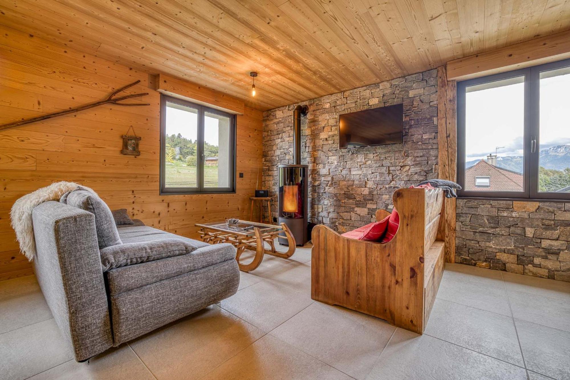 Appartement L'Ecureuil, Chez Le Charpentier D'Antan, La Chaleur Du Bois, Le Calme De La Campagne à Epagny Metz-Tessy Extérieur photo